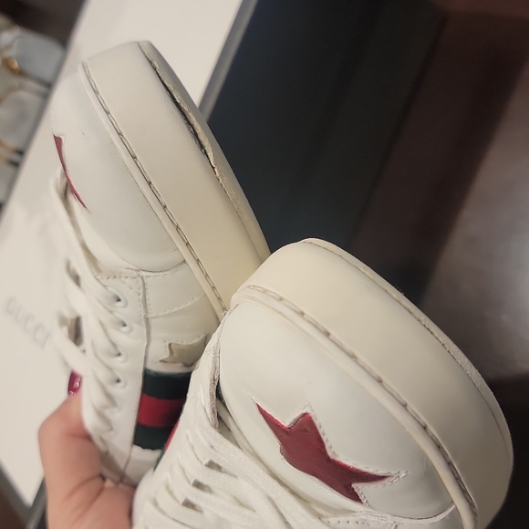 Authentic Gucci star sneaker shoes - Picture 7 of 14